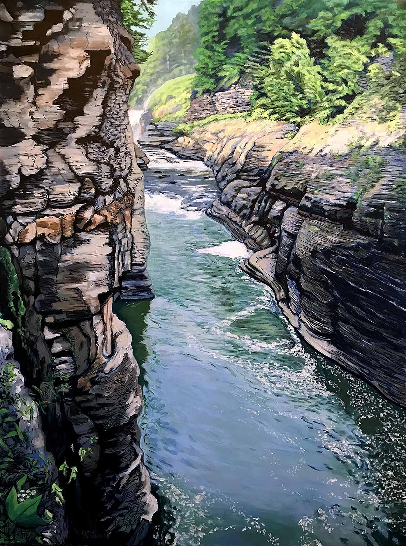 Landscape Portrait: Letchworth Canyon